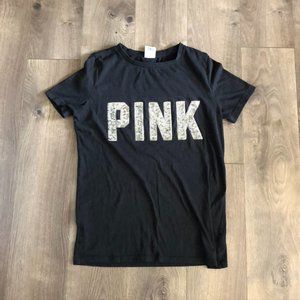 PINK T-Shirt Women's Black Size: XS